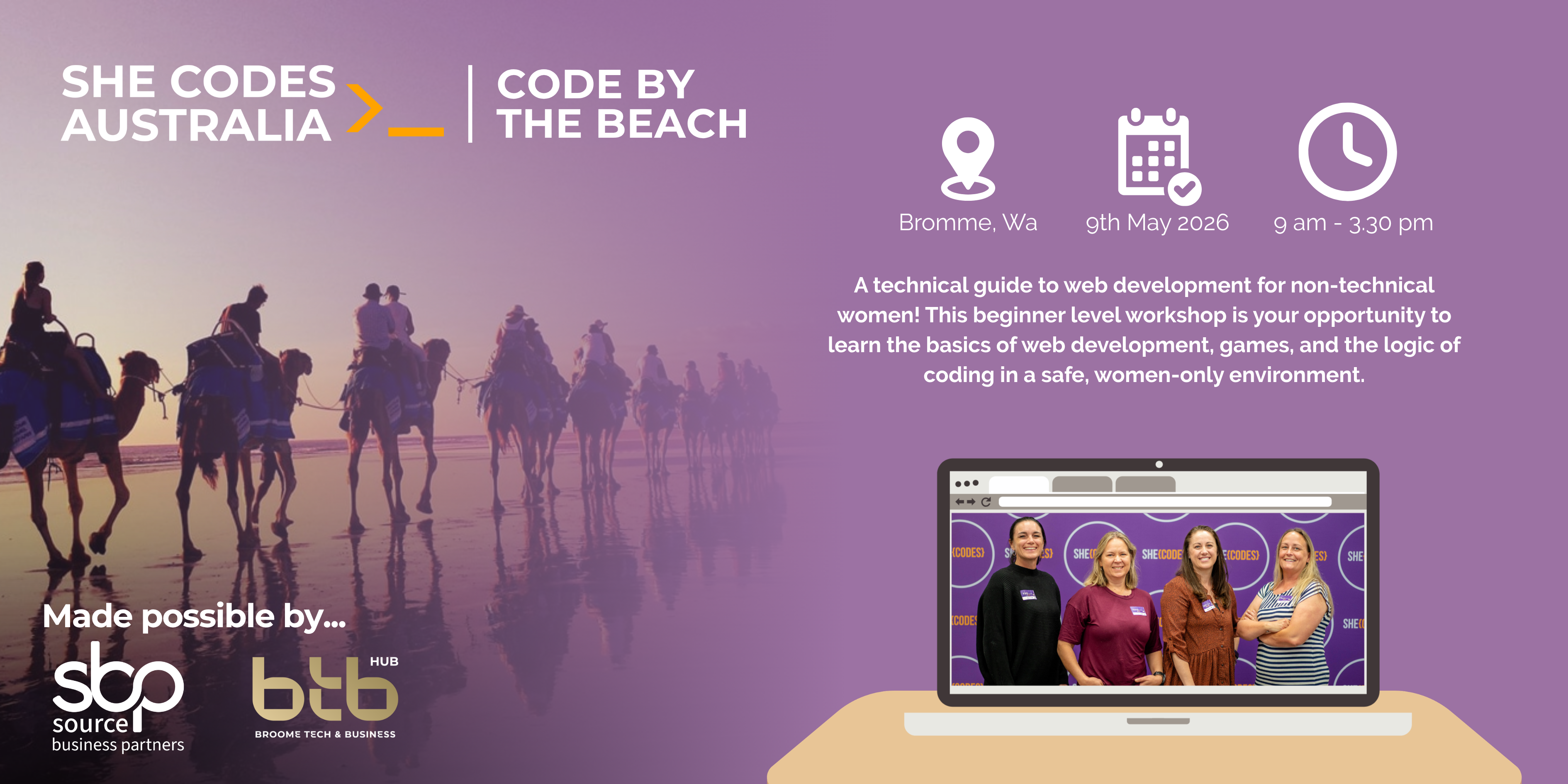 She Codes Workshop Image